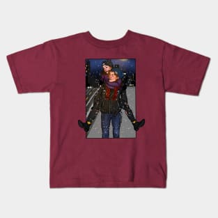 a storm we’re meant to ride - wynhaught piggyback Kids T-Shirt